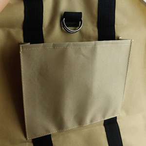 Khaki Color Hand-Held Firewood Storage <b>Bag</b> <b>Waterproof</b> Logging Pouch - Product Image 2