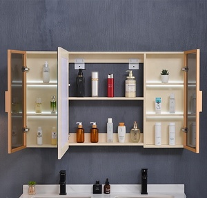 Lavandino di nuovo Design con comodino stile moderno doppio bagno lavandino da bagno vanità - Product Image 3