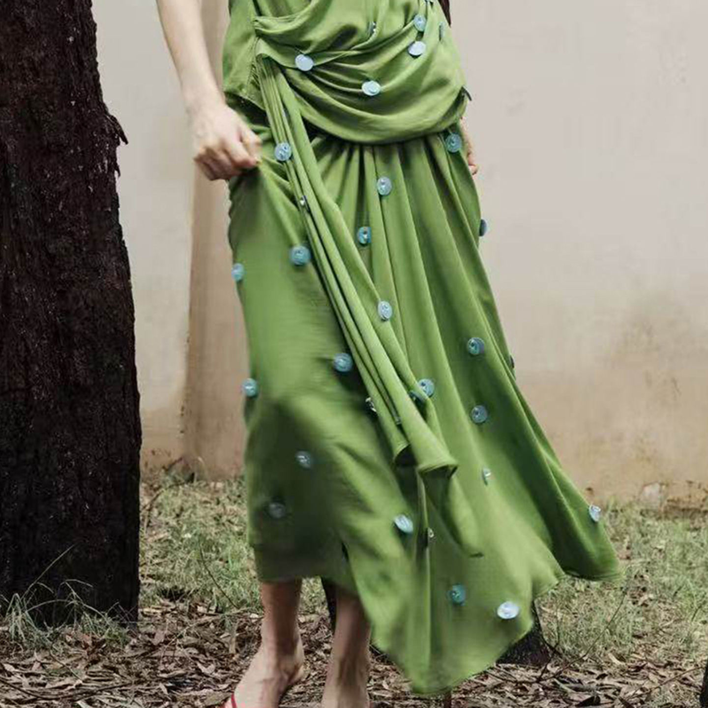 สีเขียว