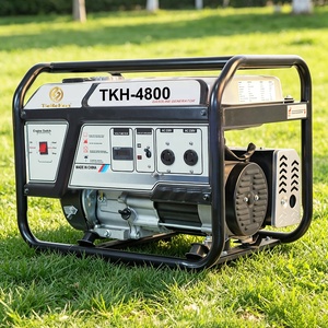 Générateur d'essence portable refroidi par air 4 temps 2,8 kW 3 kW 230 V Monophasé 15L Écologique pour la maison TKH-4800 Portable - Product Image 1