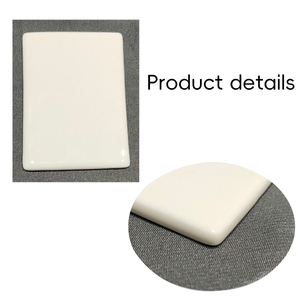 Magnete da frigo in ceramica semplice, disponibile in Spagna, perfetto come materiale base per una personalizzazione durevole tramite trasferimento di calore. - Product Image 3