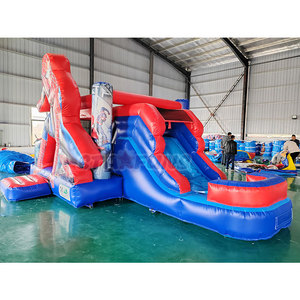 <span class=keywords><strong>Castillo</strong></span> Inflable Comercial de Spider-Man con Tobogán, Brincolín, Tobogán Acuático Inflable de Spider-Man para Niños - Product Image 2