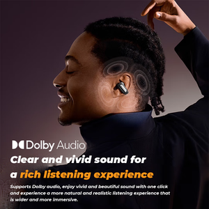 Earphone Sport Tahan Air IPX5 Hi-Fi Stereo Peredam Kebisingan Terbaru 2025, Daya Tahan Baterai 20 Jam - Product Image 2