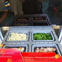 Machine d'emballage sous vide automatique électrique personnalisée à haute productivité pour bœuf, steak, poisson congelé, fruits de mer, saucisses