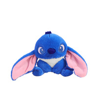 Porte-clés en peluche super doux Lilo & Stitch, pendentif pour machine à griffes, jouet breloque, cadeau avec rembourrage en coton PP, vente en gros