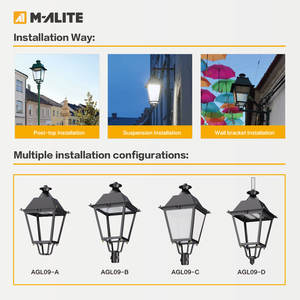 Durable al aire libre IP66 IK08 módulo regulable tiempo integrado Farol para paisaje cuadrado LED Luz de jardín - Product Image 4