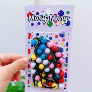 MYLULU Meilleur service pour vous, attaches pour cheveux pour filles avec boule, attaches pour queue <span class=keywords><strong>de</strong></span> cheval, attaches pour cheveux à boule pour enfants, bulles pour cheveux pour enfants - Product Image 4