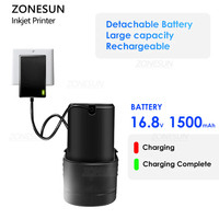 ZONESUN ZS-HIP254 en ligne petite ligne d'assemblage intelligente codeur à jet d'encre Machine de codage pour bouteille pochette code à barres QR Code imprimante