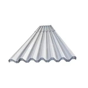 Grande stock di piastra in acciaio ondulato colore tegola in acciaio piastra per tetto in metallo 4x8 piastra metallica ondulata zincata