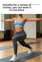 Nouveaux Leggings de Yoga Taille Haute pour Femmes, Anti-Transpiration, en Spandex et Nylon, Longueur Intégrale, Amincissants, pour la Course et le Fitness, Couleur Unie
