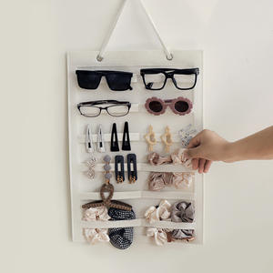 ที่เก็บของติดผนัง Cotton Road สำหรับกิ๊บติดผม แว่นตา และเครื่องประดับ แบบไม่ต้องเจาะผนัง ดีไซน์ทรงสี่เหลี่ยม - Product Image 2
