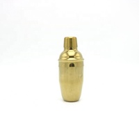 Rugod — Mini outil de bar professionnel en étain, 12oz, 350ml, pour Cocktail, mélange de boissons, batteur, UV, PVD, or