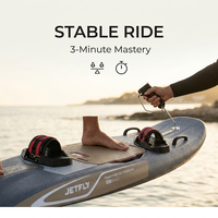 Nouvelle planche de surf électrique à propulsion jet JETFLY JF04 15KW, vitesse rapide de 60 km/h, planche en EPP, certifiée CE MSDS, batterie 72V, garantie 1 an