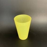 Gobelet à bière empilable en plastique sans BPA tasses de fête réutilisables 450 ML logo personnalisé tasses givrées