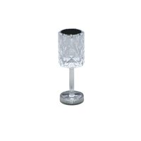 Lampe de bureau vintage en plastique, petite, écologique, durable et légère, avec abat-jour en verre, lumière chaude, idéale pour une utilisation au chevet dans les hôtels