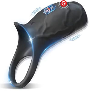 Anillo Vibrador Retardante para Semen de Hombre, Anillo de Bloqueo, Dispositivo de Resonancia Corporal para Parejas, Juguete Sexual, Venta Directa de Fábrica - Product Image 1