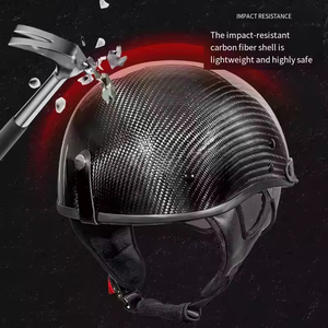 Usine de casque de demi-visage vente en gros casques de vélo bon marché, casques ouverts de <span class=keywords><strong>moto</strong></span> standard - Product Image 5