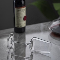 CnGlass Verre à Vin Rouge Gobelet Cristal Transparent Fait Main sur Mesure 100 % Luxe Vintage pour Noël et Fêtes de Mariage