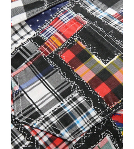 Nuovi pantaloni a quadretti da uomo-Design colorato a scacchi misti, ideale per le tendenze Streetwear e Y2K, Casual e d'avanguardia - Product Image 5