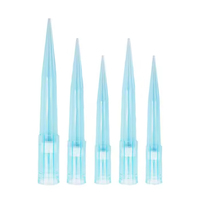 Boîte de pointes de micropipette stériles en plastique pour laboratoire, 10 µL, 20 µL, 100 µL, 200 µL, 1000 µL, en gros