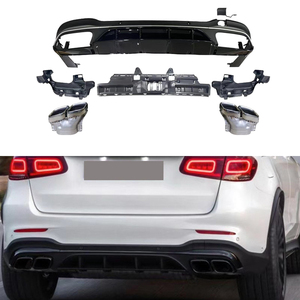 Haute qualité 2020 + Glc Class C253 coupé <span class=keywords><strong>Amg</strong></span> <span class=keywords><strong>63s</strong></span> pare-chocs arrière tuyau d'échappement costume lame de diffuseur arrière pour <span class=keywords><strong>mercedes</strong></span>-benz - Product Image 3