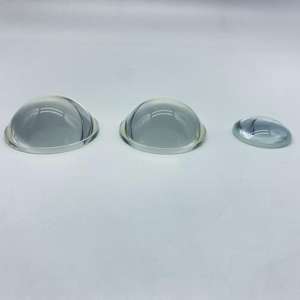 वी ऑप्टिक्स उच्च पॉलिश अनुकूलन योग्य सी-प्लेन सैफायर ग्लास व्यास 10 मिमी गुंबद लेंस - Product Image 3