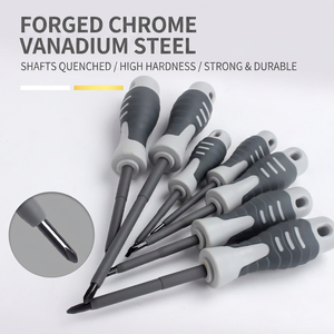 <b>Screwdriver</b> Set 8 Pc Insulated Anti Slip Handle Cross Flat Head Diy Repair Tool Kit - Product Image 3
