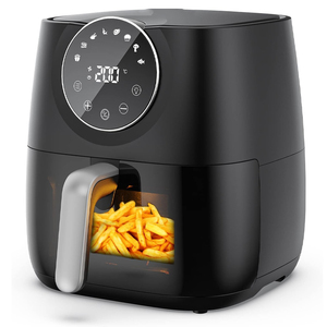 Caliente llegada de grado alimenticio profesional sin aceite Airfryers eléctrico de vidrio profundo freidoras de aire 5L 4.5L - Product Image 2