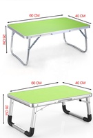 HISPEED Table portable pliante intelligente en alliage d'aluminium pour ordinateur portable Mini PC réglable Table d'extérieur