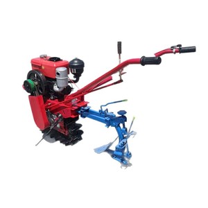 Farm <b>Cultivator</b> Diesel Power Tiller 1 Row Red With Seed Feeder Multifunctional - Product Image 5