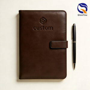 Muestra Gratuita, Precio de Fábrica, Agenda de Cuero Personalizada con Logotipo Grabado y Cosido para Estudiantes - Product Image 1