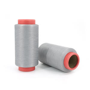 Muestra gratuita de hilo de nailon recubierto de spandex teñido 2070, antibacteriano y desodorizante, de entrega rápida, para tejido de calcetines SCY. - Product Image 1