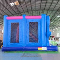 Château gonflable pour enfants avec toboggan, location pour fêtes, château gonflable de dessin animé, Moon Bounce