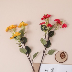 ดอกมะลิประดิษฐ์หรูหราสำหรับตกแต่งภายในบ้าน ทำจากผ้าไหม เหมาะสำหรับห้องนั่งเล่น โต๊ะอาหาร และตกแต่งบ้าน - Product Image 2