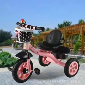 Childrens Tricycle 2-4 Years Metal Foaming Wheels Indoor Outdoor Use - Product Image 3