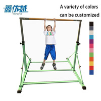 Barra Horizontal Portátil Ajustable de Acero y Espuma Verde con Logotipo Personalizado para Entrenamiento de Fisicoculturismo y Gimnasio Integrado