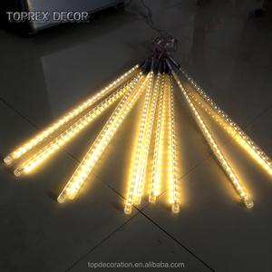 Lumière LED de douche de pluie de météores colorées pour IP65 imperméable extérieur pour les fêtes de vacances Festivals de rue d'arbre de Noël - Product Image 4