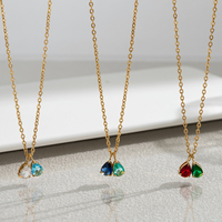 Collier ovale en or avec pierre précieuse péridot vert facetté, chaîne à quatre griffes en forme de goutte, bijou statement pour femme