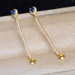 Accessoires DIY en argent S925, bracelet 4-5 mm, JG6004, trois perles semi-finies, clous d'oreille creux, semi-finis, bracelet 4-5 mm - Product Image 2