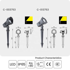 IP65 impermeabile AC/DC 4W esterno LED Spot lampada per giardino & paesaggio luce Spike dimmerabile - Product Image 2