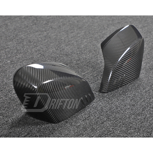 Coques de rétroviseurs latéraux en fibre de carbone sèche style Drifton Fins à ajouter pour Chevrolet Corvette C8 Stingray Z51 & E-Ray & Z06 Z07 2020-2026 - Product Image 5