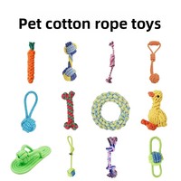 Jouets à mâcher durables pour chiens, en corde de coton tressée à la main, pour la propreté dentaire des chiots - Vente en gros fabricant