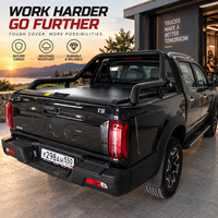 Couverture de benne rigide coulissante en aluminium pour Ranger T6 T7 T8 T9 Wildtrak XLT XLS Maverick