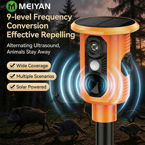 เครื่องไล่<span class=keywords><strong>นก</strong></span>ฮูก ไล่สัตว์ด้วยคลื่นอัลตราโซนิก พลังงานแสงอาทิตย์ สำหรับสุนัข แมว ป้องกันสัตว์รบกวนในสวนกลางแจ้ง พร้อมเซ็นเซอร์ตรวจจับความเคลื่อนไหว ขายส่งจากโรงงาน - Product Image 4