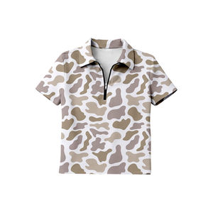 Camiseta BT1733 con estampado de camuflaje personalizado para bebé niño, camiseta de manga corta para bebé, ropa de verano - Product Image 4