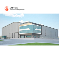 Bâtiment commercial Entrepôt préfabriqué Construction en acier Bâtiments préfabriqués en acier Entrepôt
