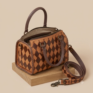 Sac à bandoulière vintage en néoprène pour femme, motif bonbon, sac à main tendance, sac fourre-tout, sac bandoulière, doublure en coton - Product Image 3