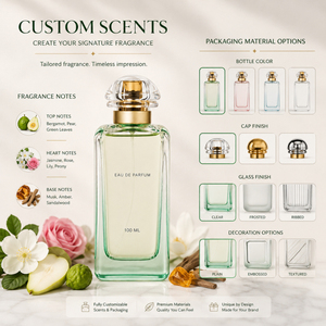 Parfum et parfums originaux Nile Garden OEM pour une senteur fraîche dans un flacon vert - Product Image 4