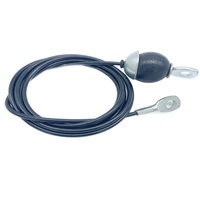 Câble de gymnastique 1.4M-5M, corde métallique, en acier robuste, pièces de rechange pour la gymnastique à domicile, accessoires de poulie Dia de 5mm 6mm