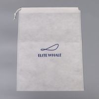 Sac de rangement en non-tissé personnalisé avec cordon de serrage pour vêtements, chaussures, vente au détail et voyage - Vente en gros
